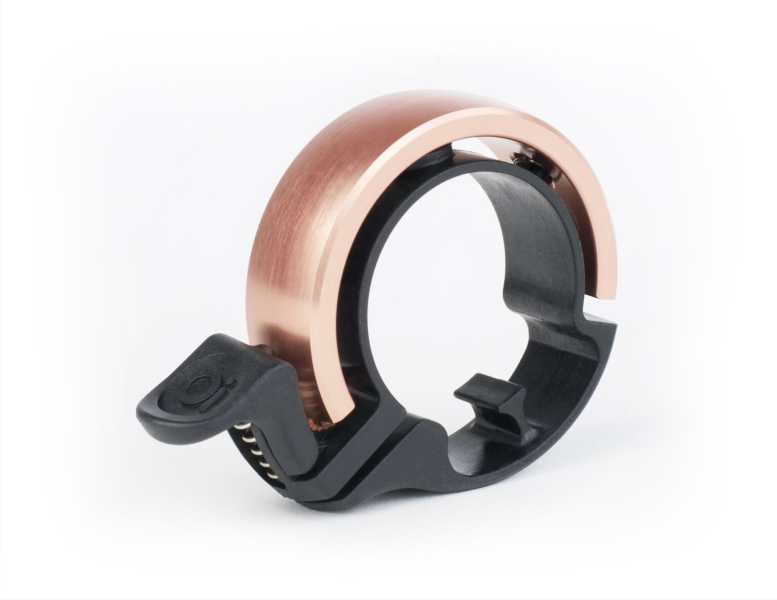 Knog Oi Classic Large Fahrradklingel, 23.8 - 31.8mm, copper