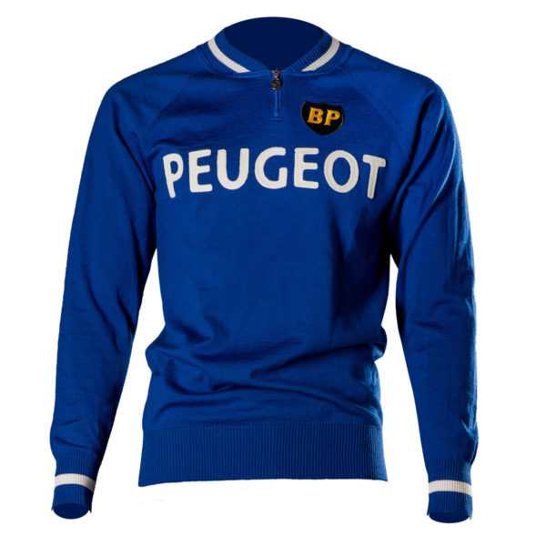 Jersey - Peugeot - Tracksuit top Peugeot Team - Magliamo (100% Merinowolle)