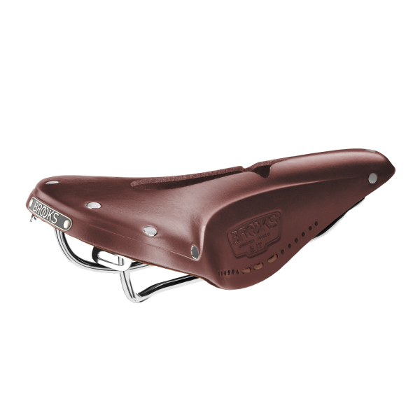 BROOKS B17 Narrow Carved - brown