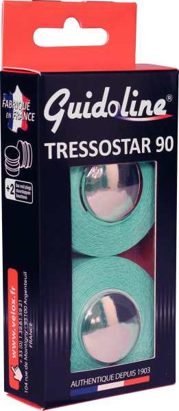 Lenkerband Textil Tressostar 90 Velox (1 Paar) Bianchi grün celeste