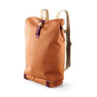 BROOKS Pickwick Canvas Backpack  - goose beak/maroon